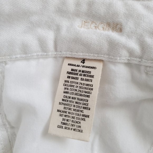 American Eagle Stretch Skinny Jegging, White, 4 - Picture 6 of 9